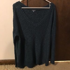 Teal knit sweater